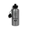 CustomGiftsNow Soon to be a Gramps - Aluminum 20 Ounce Summer Silver Sport Water Bottle, 2 Lids view 1