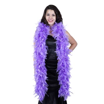 ZUCKER Feather Chandelle Boa - (72 Inch) Heavy Feather Boas for Adults - Roaring 20's Costume, Mardi Gras Party Boa