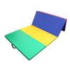 Geniqua Gymnastics Mat 4'X10'X2" Folding Stretching Mat Fitness Home Workout Yoga Tumbling Pad view 3
