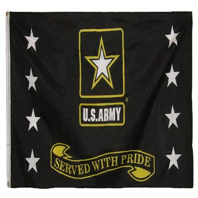 American Wholesale 3x5 3'x5' Army Star Served with Pride Military Flag Banner Polyester