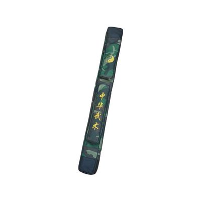 SOFIALXC Taichi Sword Carrying Bag - Chinese Kung Fu Sword Bag, Double Layer Case, Martial Arts Weapons Case, Shoulder Bag, Green, Camouflage