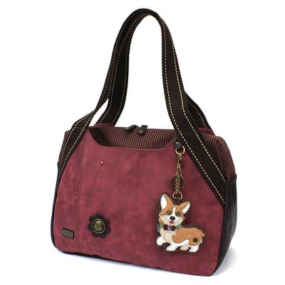 Chala Bowling Bag Burgundy - Corgi