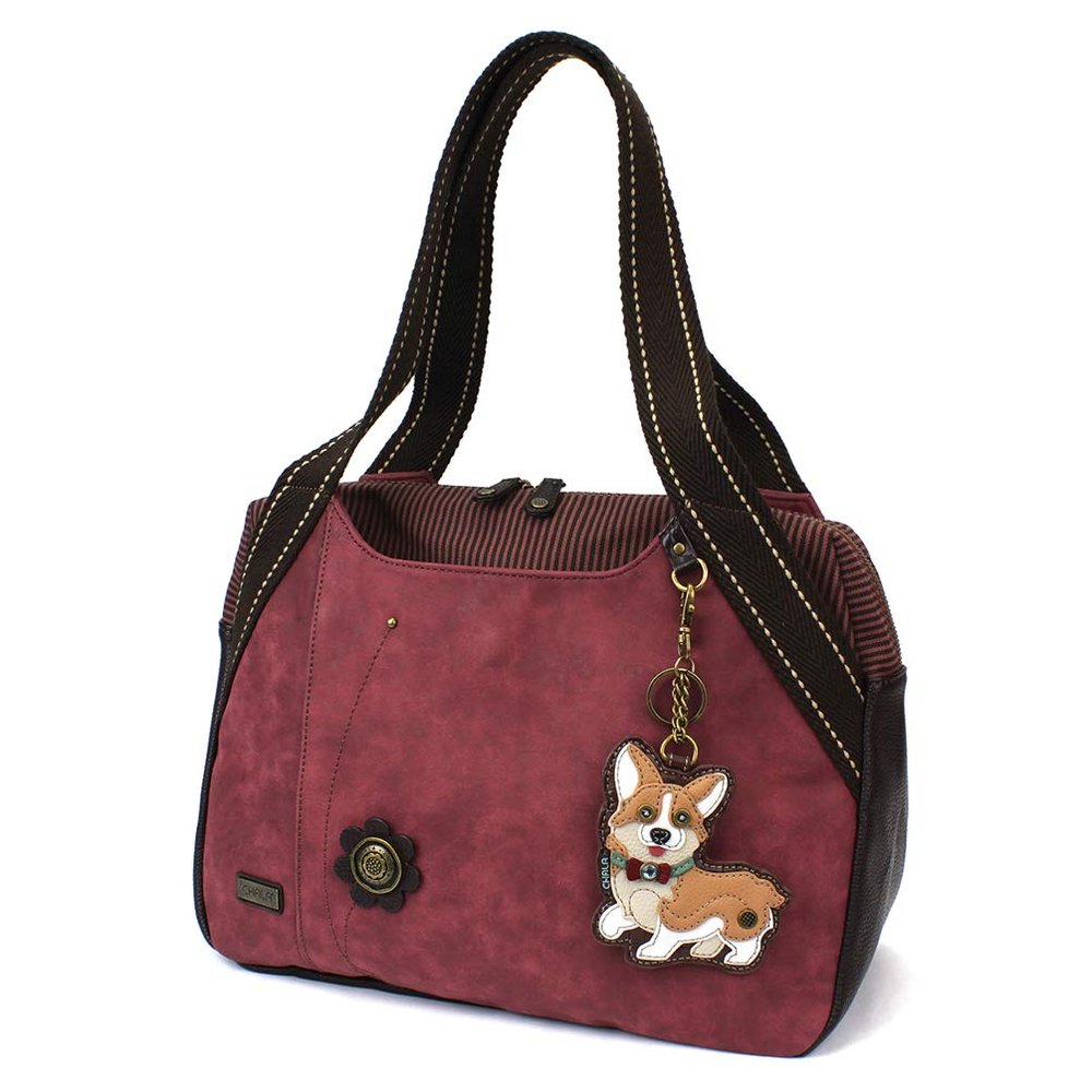 Chala Bowling Bag Burgundy - Corgi