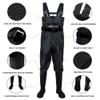 Night Cat Fishing Wader for Men Women Waterproof Hunting Chest Wader with Boots Belt Breathable Lightweight Black Size 14 view 4