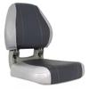 Oceansouth Sirocco Folding Boat Seat (Gray/Charcoal, Sirocco Folding Boat Seat) fishing folding chair black light back cushion boat seats leaders accessories bucket seat covers waterproof cushions view 1
