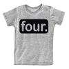 4th Birthday Shirt boy Gifts for 4 Year Old Boys Shirts Toddler Tshirt Fourth (Light Gray, 4 Years) view 4