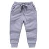 Ding-dong Baby Toddler Kid Boy Solid Cotton Active Pants Casual Drawstring Jogger Sport Jogger PantsGrey,5T view 1