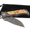 Fanfoobi Laser Engraved Pocket Knife with monogrammed M(from Alphabet 26 A-Z), Birthday Present for Men, Present for Boyfriend, Husband Anniversary Present view 3