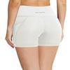 baleaf Workout Shorts Women 5" Biker Yoga Gym Spandex Running Volleyball Compression Short with Pockets White M view 2