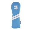 Light Blue Sunfish Leather Golf Headcover 5 Piece Set 1 3 5 X H Driver Fairway Hybrid view 3