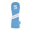 Light Blue Sunfish Leather Golf Headcover 5 Piece Set 1 3 5 X H Driver Fairway Hybrid view 4
