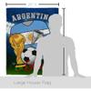 World Cup Argentina Flags Argentine Banner Room Wall Art Flag Poles For Outside House Patio Porch Lawn Garden Stand Tapestry Yard Signs FIFA Gifts Sports Fan Trophy Soccer Game Football Made In USA view 2