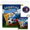 World Cup Argentina Flags Argentine Banner Room Wall Art Flag Poles For Outside House Patio Porch Lawn Garden Stand Tapestry Yard Signs FIFA Gifts Sports Fan Trophy Soccer Game Football Made In USA view 4