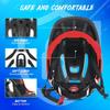 Lixada Kids Bike Helmet Adjustable Detachable Full Face Helmet for Cycling Helmet for Children Bicycle, Skateboard, Scooter, Protective Gear (20.5-22 Inches) view 4