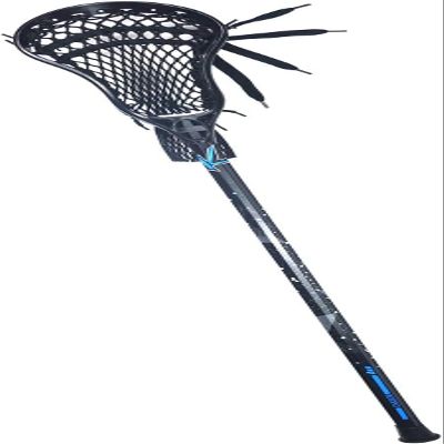 CAKLOR Lacrosse Complete Attack/Midfield Stick with Shaft & Head Mens-1 Stick,Black