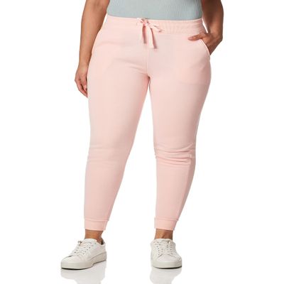 Southpole Junior Basic Slim Fit Fleece Jogger Pants -Light Pink, Medium