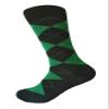 Triple M Plus Argyle Boys Dress socksBlack/Green view 1