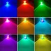2Pcs RGB 1/2" NPT Boat Drain Plug Lights IP68 Waterproof Multi-color Marine Boat LED Light Underwater Trailer Lights with Wireless RF Remote APP Control view 2