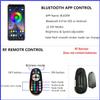 2Pcs RGB 1/2" NPT Boat Drain Plug Lights IP68 Waterproof Multi-color Marine Boat LED Light Underwater Trailer Lights with Wireless RF Remote APP Control view 3