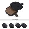 4 Pairs ycle Disc Brake Pads Mountain Bike Metallic Disc Brake Pads Portable Resin Disc Brake Pads Replacement for Hayes Sole MX2/3/4/5 CX5 GX C GX2 view 2