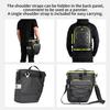 HUNTVP 3 in 1 Multifuctional Bicycle Expedition Touring Cam Pannier Bag (Fluorescent green) view 3