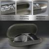 MyEyeglassCase - Men Sunglasses Case in Skulls Print - Glasses Case Holder in Elegant Distressed Grey - Eyeglasses Case Hard Shell with Microfiber Pouch & Cloth for Men and Women (AS87 Skulls) view 3
