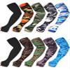 Bememo 10 Pairs Unisex Arm Sleeves for Men Women Elastic UV Protection Arm Cover Ice Silk Cooling Sleeves for Outdoor Driving(Camouflage, Black) view 1