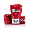 Fairtex BGL6 Handmade Leather Gloves| Optimal fist Closure with a Locked-Thumb Design| Premium Leather |Triple-Layered Foam |Lace-up Closure. Ideal for Boxing, MMA, and Kickboxing.(Red/12oz) view 1