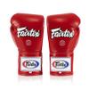 Fairtex BGL6 Handmade Leather Gloves| Optimal fist Closure with a Locked-Thumb Design| Premium Leather |Triple-Layered Foam |Lace-up Closure. Ideal for Boxing, MMA, and Kickboxing.(Red/12oz) view 4