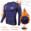 MEETYOO mens Men's Thermal Underwear Set Undershirt, Blue, Medium US view 2