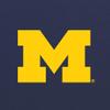 UGP Campus Apparel Michigan Wolverines Primary Logo Hooded Bear Ears Creeper Bodysuit - Newborn - Vintage Navy view 2