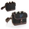 PICNIC TIME St Louis Blues - Beer Caddy Cooler Tote with Opener, (Black with Brown Accents) view 2
