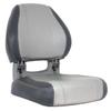 Oceansouth Sirocco Folding Boat Seat (Charcoal/Gray, Sirocco Folding Boat Seat) fishing folding chair black light back cushion boat seats leaders accessories bucket seat covers waterproof cushions view 1