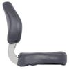 Oceansouth Sirocco Folding Boat Seat (Charcoal/Gray, Sirocco Folding Boat Seat) fishing folding chair black light back cushion boat seats leaders accessories bucket seat covers waterproof cushions view 3