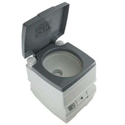 Tuff Stuff Overland TS-TOILET-5 5 Gallon Flushable Portable Outdoor Toilet With Removable Holding Tank