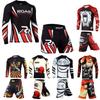 Roar No Gi Wear MMA Rash Guards & MMA Shorts Set BJJ Grappling Jitsu Training (Valerio, Medium) view 1