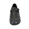 24 Hour Comfort Mara (1830) Women's Wide Width Casual T-Strap Leather Shoes Black 5 view 2
