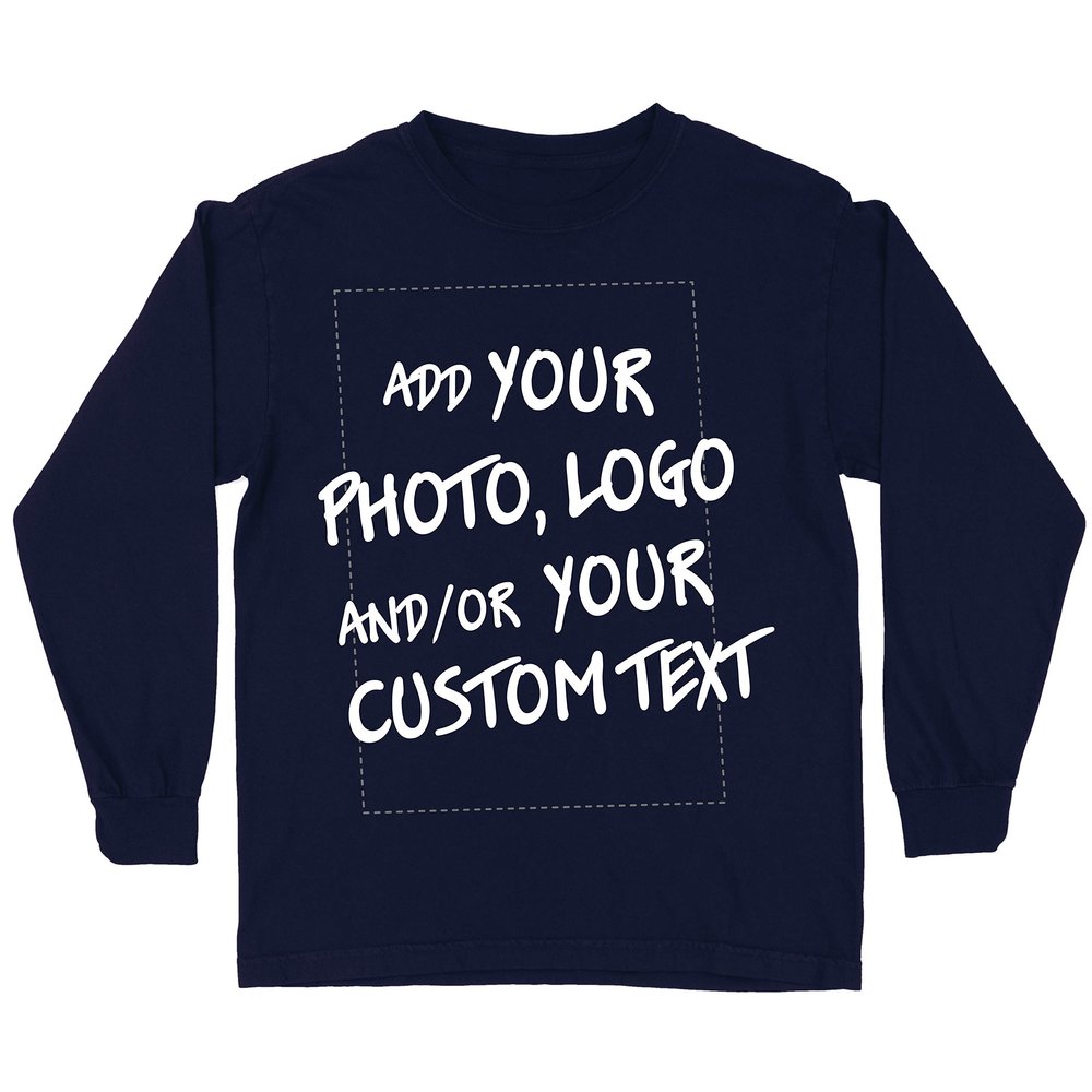 lepni.me Kids T Shirt Make Your Own Personalised Design with Favorite Photo or Custom Text (14-15 Years Blue Multi Color)