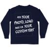 lepni.me Kids T Shirt Make Your Own Personalised Design with Favorite Photo or Custom Text (14-15 Years Blue Multi Color) view 1