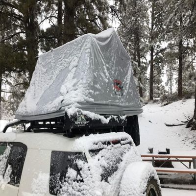 Tuff Stuff Overland Ranger Overland Rooftop Tent Xtreme Weather Cover, Gray, NSN N, TS-RTT-EWC-Ran