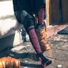 CEP ski merino socks, black/green, women II view 4