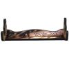 Rush Creek Creations | Indoor 1-Gun Rack for Wall for Shooting Rifles and Airsoft Shotguns, Single Gun Storage for Real Guns/Firearms, Red, White & Blue view 1