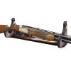 Rush Creek Creations | Indoor 1-Gun Rack for Wall for Shooting Rifles and Airsoft Shotguns, Single Gun Storage for Real Guns/Firearms, Red, White & Blue view 2