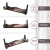 Rush Creek Creations | Indoor 1-Gun Rack for Wall for Shooting Rifles and Airsoft Shotguns, Single Gun Storage for Real Guns/Firearms, Red, White & Blue view 4