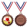 Basketball Bronze Large 3 Inch Engraved Medals Trophy Award Personalized Free D03-FCL411 50PK view 1