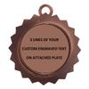 Basketball Bronze Large 3 Inch Engraved Medals Trophy Award Personalized Free D03-FCL411 50PK view 4