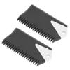 Alomejor Surfboard Wax Comb, Easy Application Removal Ergonomic Handle Skateboard Wax Set for Surfers Skateboarders Professionals view 2