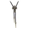 BRBAM Vintage Style Bolo Tie Western Cowboy Leather Rodeo Bolo Bola Tie Necktie for Man (Cross-G) view 1
