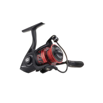 PENN Fierce III Spinning Inshore Fishing Reel, Size 2000, Right/Left Handle Position, 5 Bearings For Smooth Operation,Red, Black