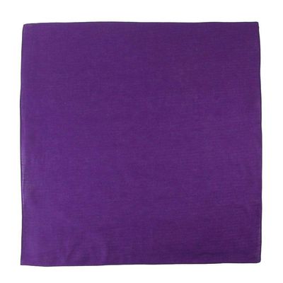 100% Cotton Solid Color Bandana USA Made (Purple)
